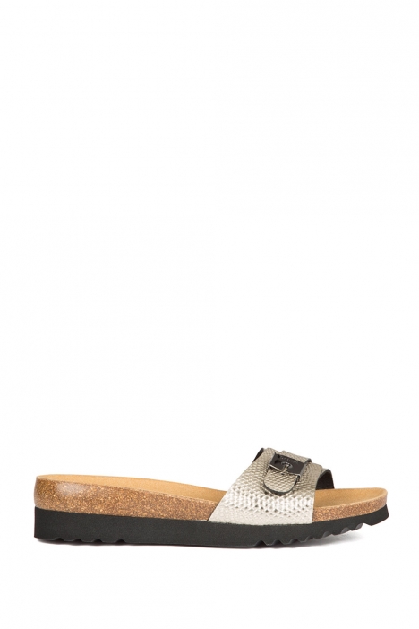 27038 Scholl Ginni Kadın Terlik 36-41 PLATIN-BEJ TONU