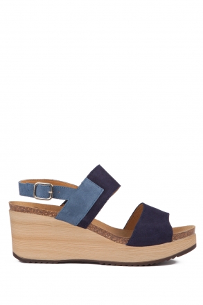 27057 Scholl Elara Kadın Sandalet 35-41 Lacivert / Navy Blue