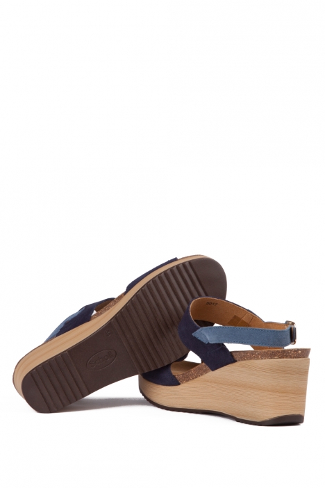 27057 Scholl Elara Kadın Sandalet 35-41 Lacivert / Navy Blue