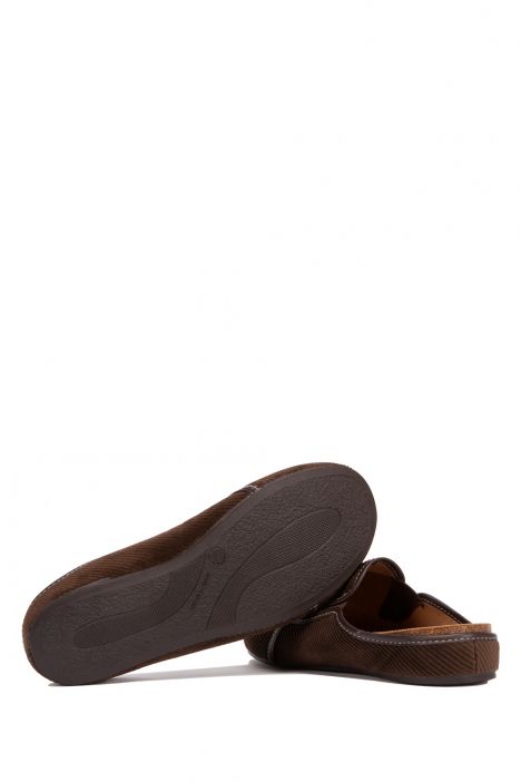 27265 Scholl Felce Erkek Ev Terliği 40-46 DARK BROWN