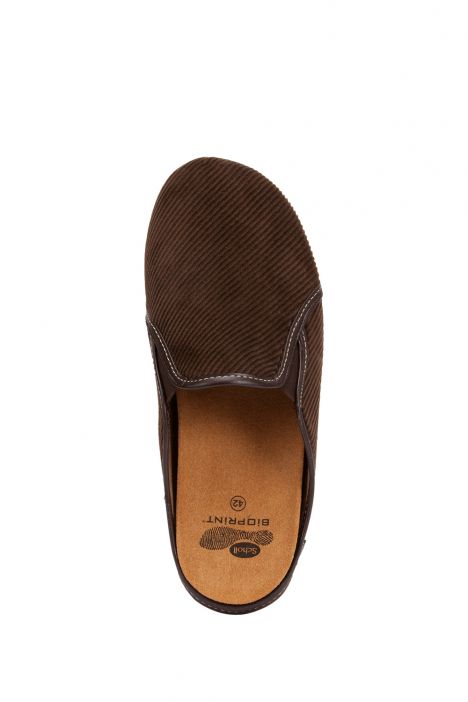27265 Scholl Felce Erkek Ev Terliği 40-46 DARK BROWN