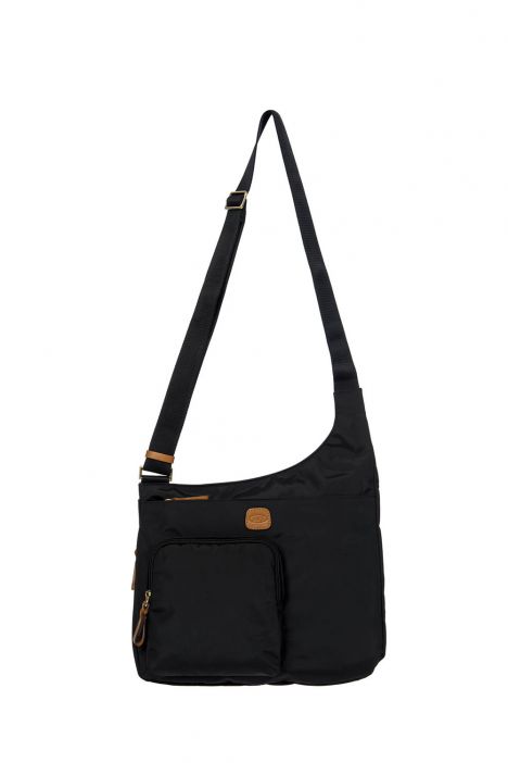 2732 Bric's X-Bag Postacı Çantası 32x28x8 cm Siyah / Black