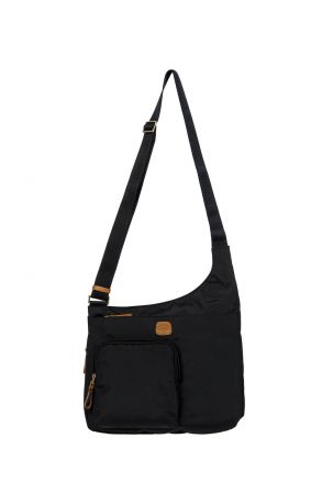 2732 Bric's X-Bag Postacı Çantası 32x28x8 cm Siyah / Black