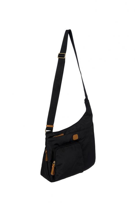 2732 Bric's X-Bag Postacı Çantası 32x28x8 cm Siyah / Black
