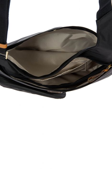 2732 Bric's X-Bag Postacı Çantası 32x28x8 cm Siyah / Black