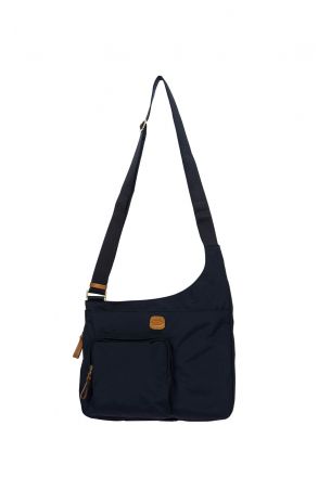 2732 Bric's X-Bag Postacı Çantası 32x28x8 cm OCEAN BLUE-MAVİ TONU