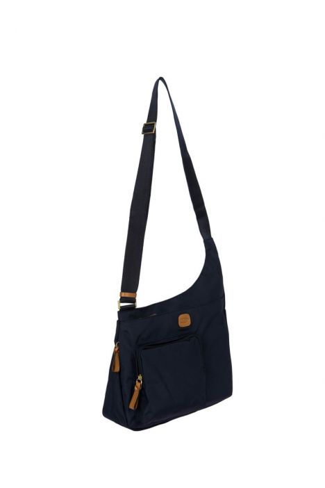 2732 Bric's X-Bag Postacı Çantası 32x28x8 cm OCEAN BLUE-MAVİ TONU