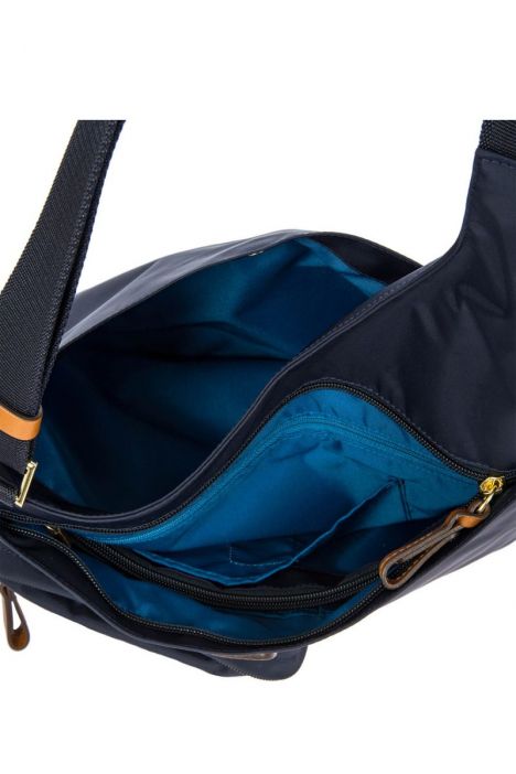 2732 Bric's X-Bag Postacı Çantası 32x28x8 cm OCEAN BLUE-MAVİ TONU
