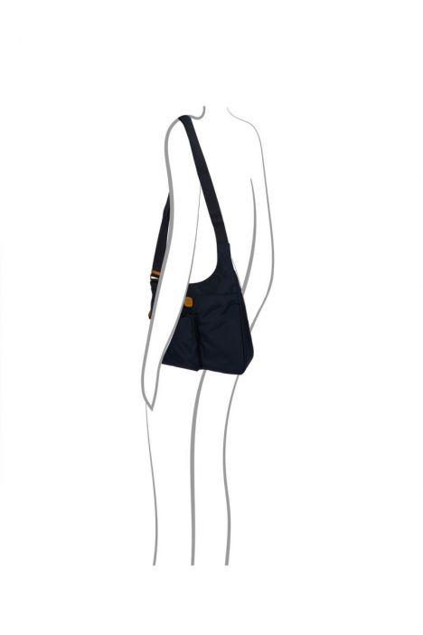2732 Bric's X-Bag Postacı Çantası 32x28x8 cm OCEAN BLUE-MAVİ TONU