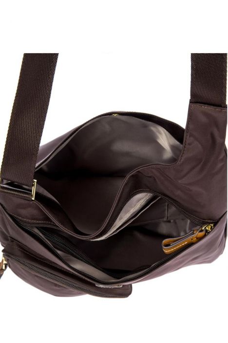 2732 Bric's X-Bag Postacı Çantası 32x28x8 cm MOCCA - KAHVE TONU