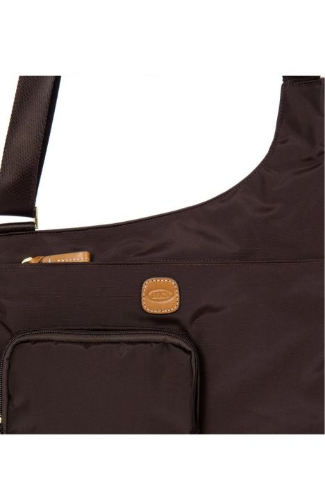 2732 Bric's X-Bag Postacı Çantası 32x28x8 cm MOCCA - KAHVE TONU
