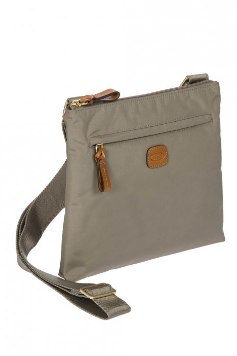 2733 Bric's X-Bag Omuz Çantası 27x25x4 cm Dove Gri / Dove Grey