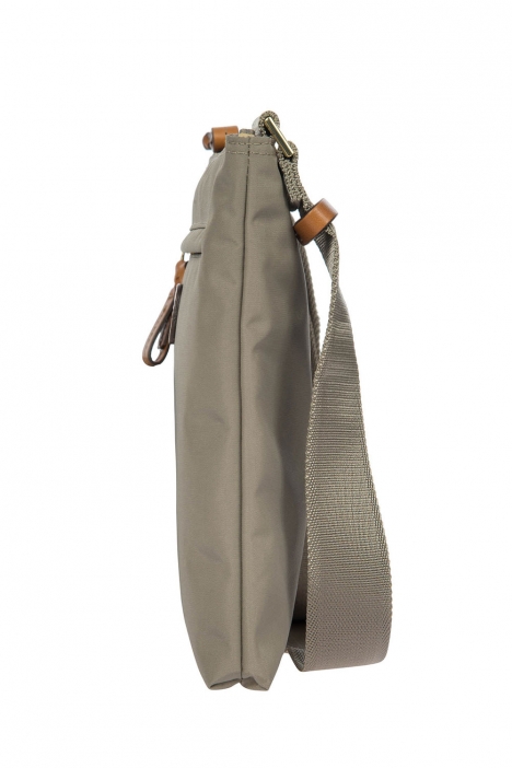 2733 Bric's X-Bag Omuz Çantası 27x25x4 cm Dove Gri / Dove Grey