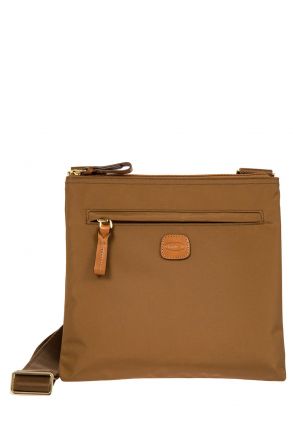 2733 Bric's X-Bag Omuz Çantası 27x25x4 cm Taba / Leather