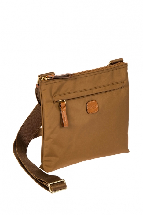 2733 Bric's X-Bag Omuz Çantası 27x25x4 cm Taba / Leather