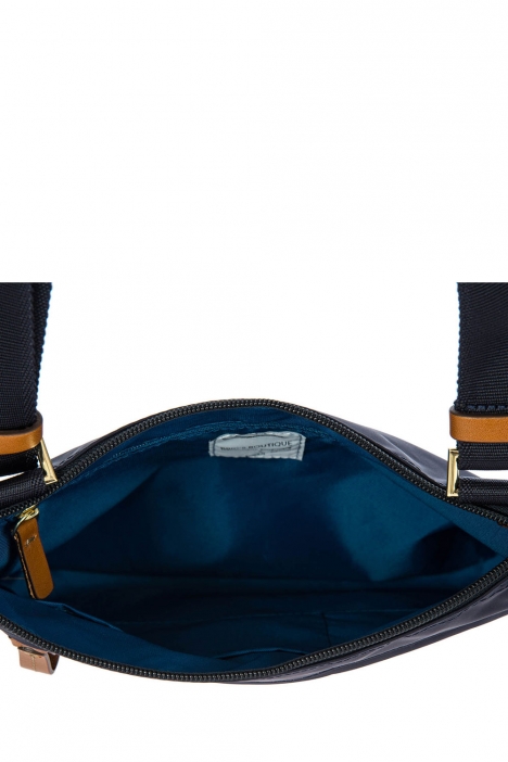 2733 Bric's X-Bag Omuz Çantası 27x25x4 cm Lacivert / Ocean Blue