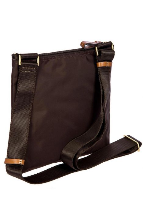 2733 Bric's X-Bag Omuz Çantası 27x25x4 cm MOCCA - KAHVE TONU