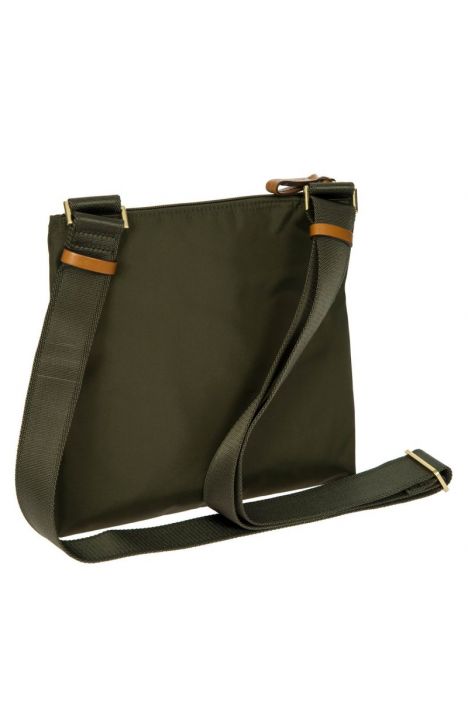 2733 Bric's X-Bag Omuz Çantası 27x25x4 cm Yeşil / Olive