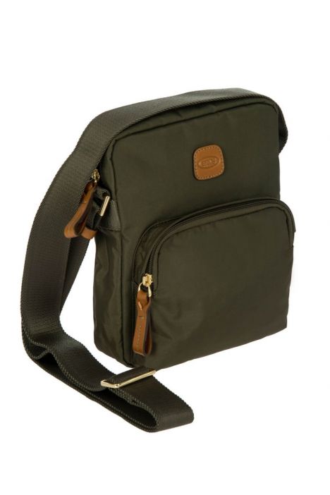 2742 Bric's X-Bag Omuz Çantası 18x21x7cm Yeşil / Olive
