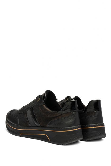 27553 Ara Shoes Sapporo Kadın Deri Yürüyüş Ayakkabısı 3.5-7.5 01 GAU-CA,GLIT-STR-S,CRUN-LA , SCHWARZ