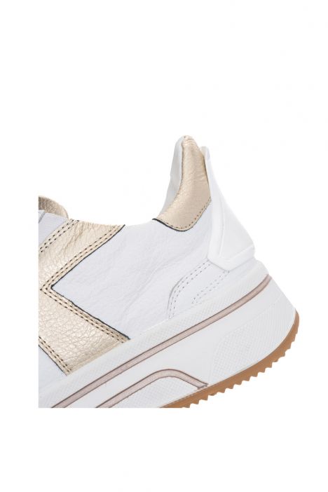 27554 Ara Shoes Sapporo Kadın Easy 2 Go Sneaker 3.5-8.0 04 CERVOCALF,GAUCHOSOFT-MET , WEISS, PLATIN