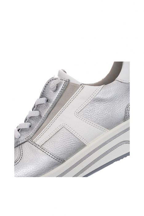 27554 Ara Shoes Sapporo Kadın Easy 2 Go Sneaker 3.5-8.0 12 GAUCHOSOFT-MET,DAYTONA , SILBER, WEISS