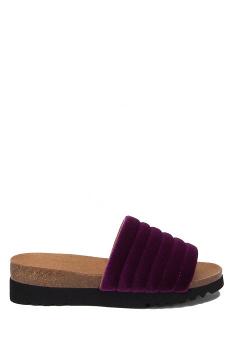 27633 Scholl Mya Velvet Kadın Terlik 36-40 Fuşya / Fuxia