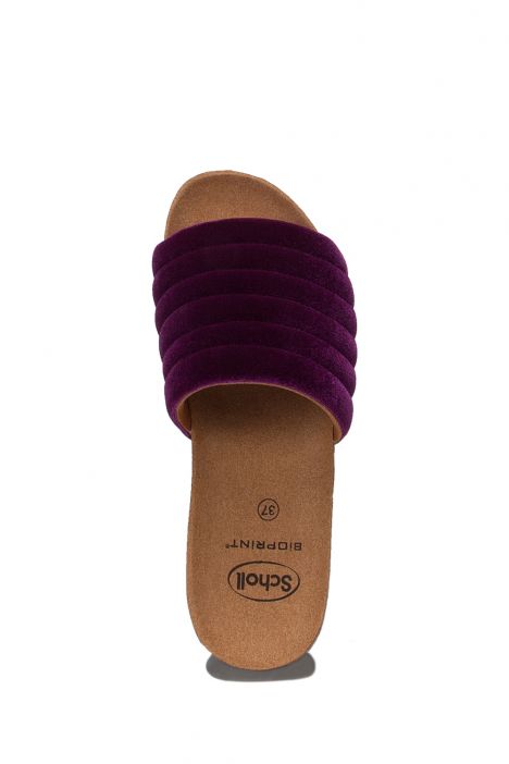 27633 Scholl Mya Velvet Kadın Terlik 36-40 Fuşya / Fuxia