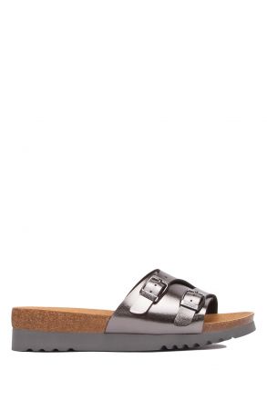 27742 Scholl Miki Kadın Terlik 36-40 PEWTER