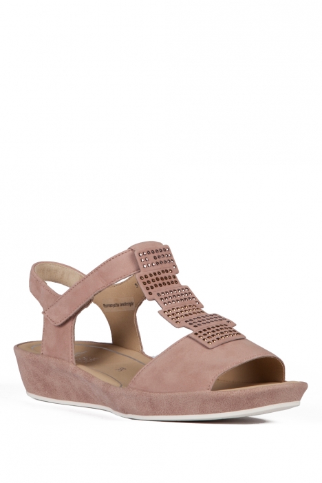 28003 Ara Shoes Kadın Nubuk Sandalet 36-41 NUBUK, SURI, PUDER - 07NSP