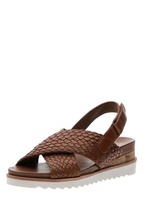 28206 Ara Shoes Kadın Deri Topuklu Sandalet 36-40 COGNAC - 15