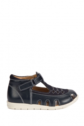 284 Kalite Çocuk Sandalet 25-30 Lacivert / Navy