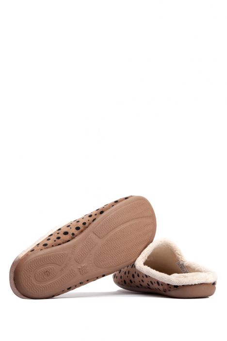 289377 Kifidis Home Kadın Puantiye Desenli Ev Terliği 36-40 Bej / Beige 22
