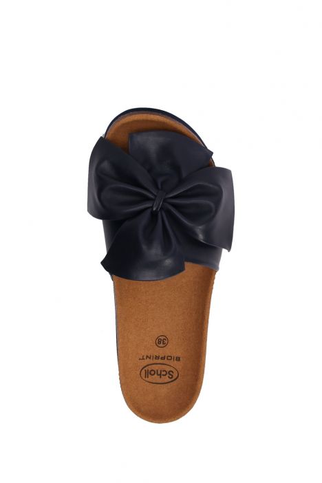 29322 Scholl Bowy Kadın Mantar Terlik 36-41 Lacivert / Navy Blue