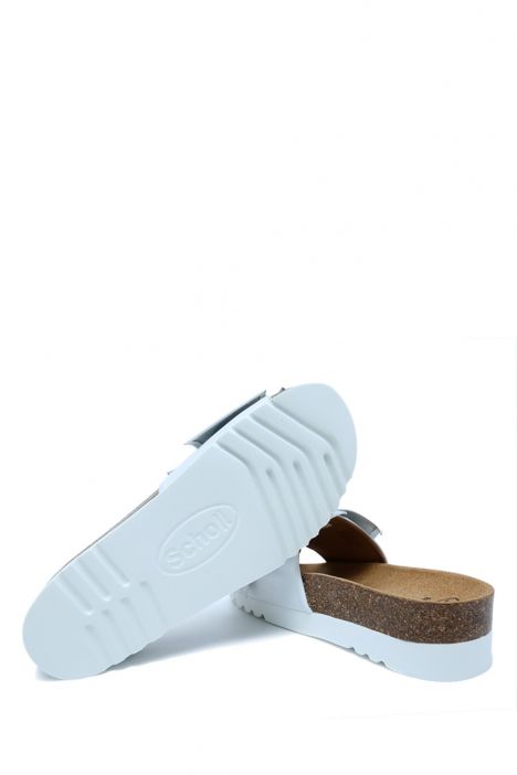 29322 Scholl Bowy Kadın Mantar Terlik 36-41 Beyaz / White