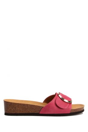 29332 Scholl Amalfi Mule Kadın Tokalı Mantar Terlik 36-40 FUXIA-FUXIA