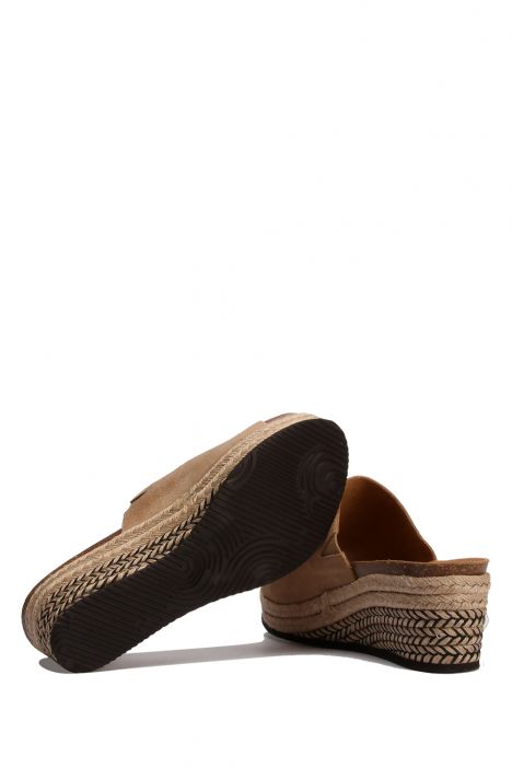 29339 Scholl Malaga Kadın Topuklu Mantar Terlik 36-40 Bej / Beige