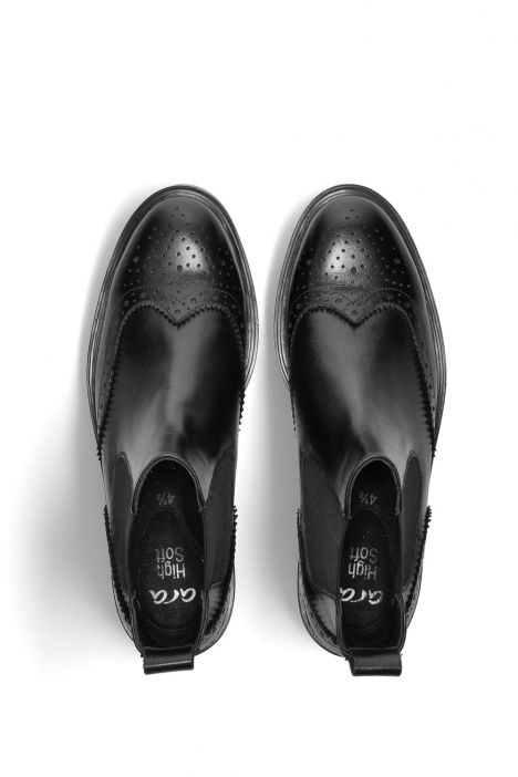 29514 Ara Shoes Tulsa-St Kadın Deri Bot 3.5-7.5 01 COUNTRY , BLACK