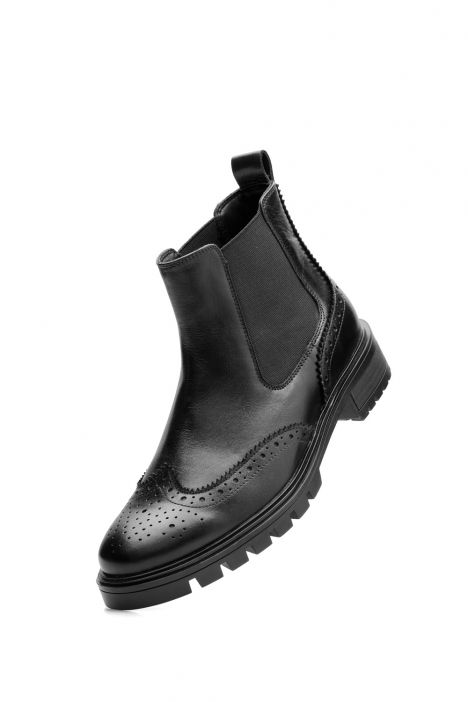 29514 Ara Shoes Tulsa-St Kadın Deri Bot 3.5-7.5 01 COUNTRY , BLACK