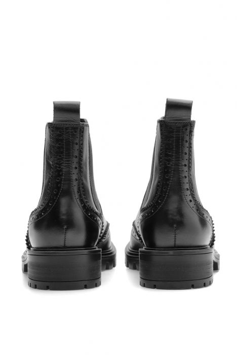 29514 Ara Shoes Tulsa-St Kadın Deri Bot 3.5-7.5 01 COUNTRY , BLACK