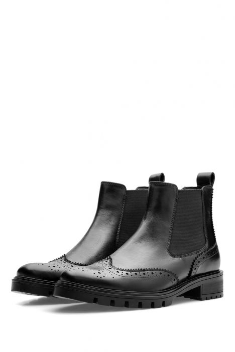 29514 Ara Shoes Tulsa-St Kadın Deri Bot 3.5-7.5 01 COUNTRY , BLACK