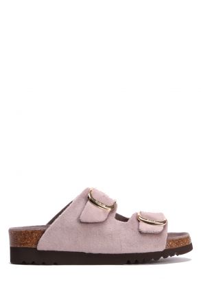 29536 Scholl Ilary Velvet Kadın Terlik 36-40 Vizon/Taupe