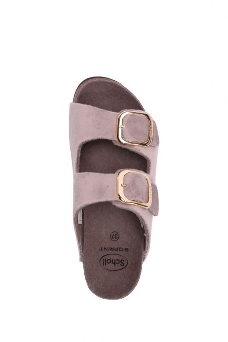 29536 Scholl Ilary Velvet Kadın Terlik 36-40 Vizon/Taupe