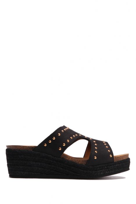 29884 Scholl Marbella Mule Kadın Dolgu Topuklu Mantar Terlik 36-40 Siyah/Black