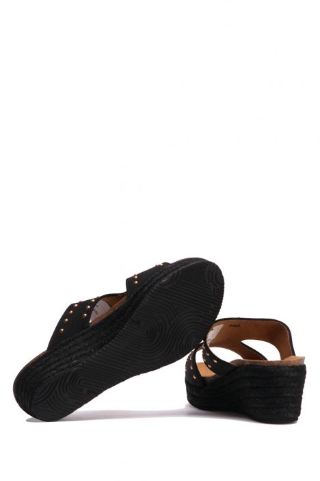 29884 Scholl Marbella Mule Kadın Dolgu Topuklu Mantar Terlik 36-40 Siyah/Black