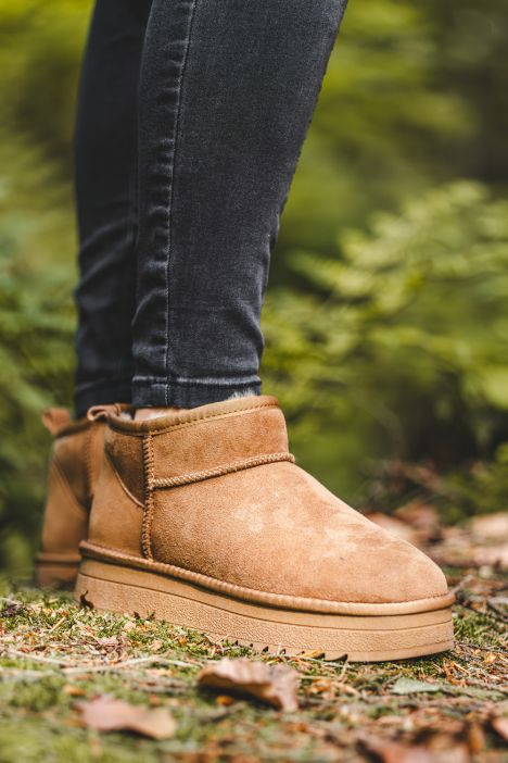 29944 Ara Shoes Alaska Kadın Bot 36-41 09 FUR, BASIC BROWN