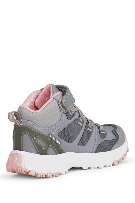 3005 Buckhead Zyon High Erkek Çocuk Su Geçirmez Bot 26-35 Gri/Grey-Pink - BH051