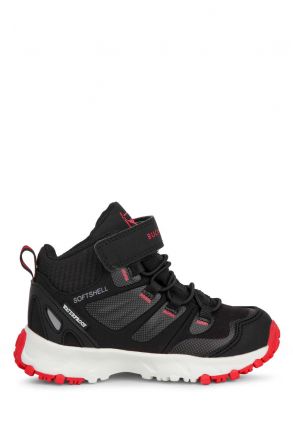 3005 Buckhead Zyon High Erkek Çocuk Su Geçirmez Bot 26-35 Siyah-Kırmızı/Black-Red