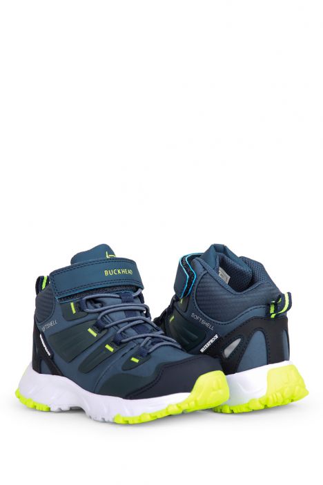 3005 Buckhead Zyon High Erkek Çocuk Su Geçirmez Bot 26-35 Lacivert/Navy Green - BH056