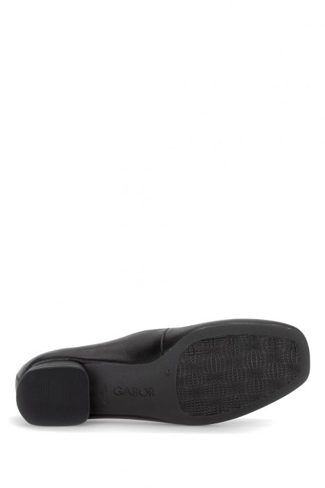 302001 Gabor Kadın Deri Babet 4.0-7.5 001 Siyah/Lux Nappa black